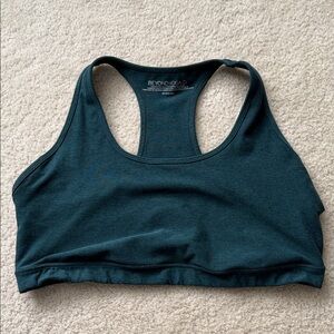 Beyond Yoga spacedye green Sports Bra